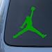 MICHAEL JORDAN AIR - Vinyl Car Decal Sticker #A1624 | Vinyl Color: Green