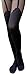 AM Landen®Super Sexy Elegant Mock Tights Tatoo Pantyhose(Black Rose Garter)