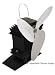 Ecofan for Gas Stoves Black Body Nickel Blades