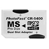 SHOPDIGI : Photofast CR-5400 Dual Slot Micro SD SDHC to Memory Stick MS Pro Duo Adapter supports SONY PSP/PS3/Camera MS Pro Duo Slot for 8GB 16GB 32GB 64GB
