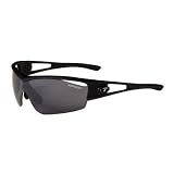 Tifosi Optics Logic Interchangeable Lens Sunglasses (Matte Black Frame w/ GT / EC / AC Red Lenses)