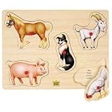 Wild Republic Puzzle Peg Farm 1