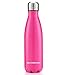My Collection 17 oz Cola Shaped Insulated Double Wall BPA Free Vacuum Stainless Steel Water Bottle for Sports Traveling Hiking Camping Cyling Hydro Thermos Keep Water Cold or Hot for 12-24 Hours