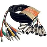 HOSA XLR (M) - 1/4 PHONE, 3m (9.9 ft.) x 8