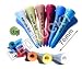 Original BIO GOLF Tees - MIT IHREM NAMEN PERSONALISIERT - DRIVER Tees - Farbe: Bunt gemischt - 250 Stück