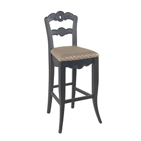 Antique Black Hills of Provence Bar Stool by Powell