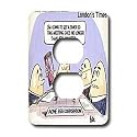 Londons Times Funny Music Cartoons - Egg Coporate Meetings - Light Switch Covers - 2 plug outlet cover