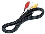Canon TV or VCR Video Playback Cable STV-250N (Mini to RCA)