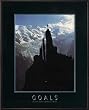 Goals-All Glory Comes from Daring, Motivational Poster