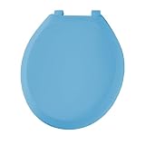 Bemis 200TC144 Plastic Round Toilet Seat, New Orleans Blue