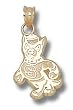 North Carolina State Strutting Wolf 5/8" Charm/Pendant