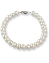 Mikura Bracelet, 18K Gold, Freshwater Pearls, 7.5-7.0mm, "A" Quality - 19 Size