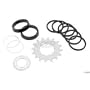 Wheels Manufacturing One Speed Conversion Set with 16T Cog (Black)