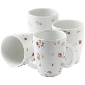 Buy Royal Albert Country Rose Buds Mugs, Set of 4