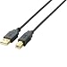 ELECOM USB2.0�����֥� A-B������ 5m �֥�å� U2C-B50BK