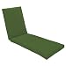 Strathwood Camano All-Weather Wicker Sun Lounge Cushion, Solid Wasabi
