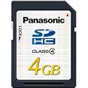 Panasonic 4Gb Class 4 SDHC memory card