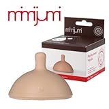 【Amazon.co.jp限定】mimijumi お得なニップルセット品N1 《ママみたいな母乳びん》 mimijumi 　ミミジュミ ニップル1（ゆっくり）0-12か月用　取換用　ニップル丸穴 2個