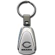 Chicago Bears Key Ring w/Laser Etched Team Logo - NFL Football Fan Shop Sports Team Merchandise