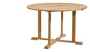 Oxford Garden 48-Inch Round Shorea Dining Table