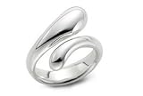 .925 Sterling Silver Tear Drop Ring