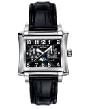 Accutron Watches Accutron Innsbruck Moonphase with Interchangeable Leather Straps ( Black and Brown ) Mens Watch