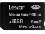 Lexar Platinum II 16GB Memory Stick Pro Duo Flash Memory Card LMSPD16GBSBNA