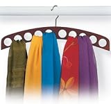 10-Hole Scarf Hanger (Walnut) (16.5" x 6.5" x .75")