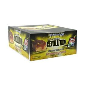 Worldwide Sports Nutrition Protein Revolution High Protein Triple Layer Bar, Chocolate Peanut Caramel 12 - 2.75 oz (78 g) bars [33 oz (936 g)]