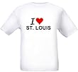I LOVE St. LOUIS - City-Series - White T-shirt