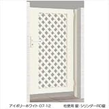 LIXIL TOEX　ライシス門扉11型　柱仕様　09-10　片開き　【リクシル】 　アイボリーホワイト