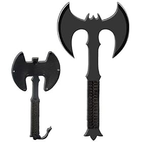 Click here to buy Dark Knight Throwing Axe Free Black Leather Sheath.