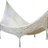 NOVICA Hammock, 'Caribbean Sands' (king plus)