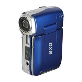 DXG DXG-565VB 5.0 Mega PIxel Ultra-Compact Digital Camcorder With 2.4-Inch LCD Display (Blue)