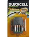 Duracell Pre Charged Rechargeable Nimh Batteries Combo, one charger, 4 AA and 4 AAA batteries