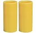 Flameless pillar candle 3 x 6 in Yellow - set of 2