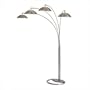 Saucer Four Light Arc Floor Lamp