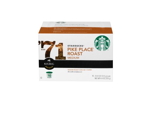 Starbucks Pikes Place Roast K Cups 10 Pack