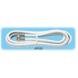 マスプロ 2600MHz対応(両端F型コネクター付) TV接続ケーブル1m JFF1D-P