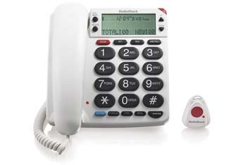 Remote Dialing/answering Corded Telephone with Remote Answering Pendant