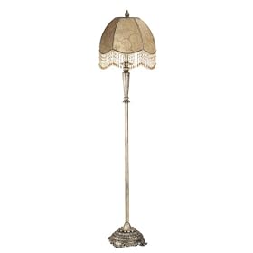60" Victorian Style Ornate Beaded Shade Floor Lamp