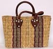 Moroccan Straw Summer Beach / Shopper / Tote Bag