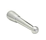 StainlessLUX 75710 Brushed Stainless Steel Pestle / Grinder Press - Quality Kitchenware for Your Home