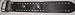 Wide Black Leather Cuff Wrist Watch Band Rock & Roll