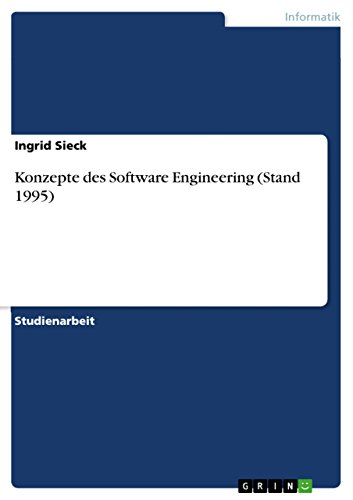 Konzepte des Software Engineering (Stand 1995) (German Edition)
