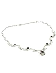 Garnet link necklace, Jaipur Crown
