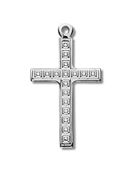 Cross Pendant, Sterling Silver with Chain