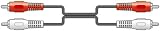 AB01 2 x RCA phono plugs - 2 x RCA phono plugs, 1.2m - Bulk box of 75
