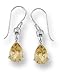 Boma Prong Set Citrine Teardrop Earrings