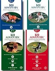K9 Advantix for Dogs 21-55 lbs (Red)